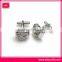 silver animal cufflinks,silver fish cufflinks