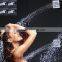 20 Inch Luxury Bathroom Faucet Tap Hot/cold Water Mixer Rainfall Shower Head 6pcs Massage Body Spray Jets Set and Hand Shower s