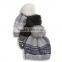 Stylish Unisex 2015 Letters Decorative Acrylic Hand Knitted Woolen Caps
