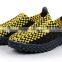 Elastic woven shoes hand woven shoes