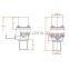 infrared sensor sanitary ware solenoid valve touch free faucet water magnetic valve