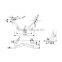 Wall Stainless Steel Glass Fitting Accessories Curtain Walls Spider Routel