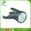 ABS material hand crank dynamo flashlight 3w led rechargeable flashlight