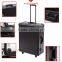 Cheap Price Professional Aluminum Trolley Lighted Makeup Station with MP3 Speaker