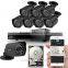 Zmodo QR code scan two-way audio 1080P IP Camera 8CH NVR sPoe System