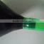 Beer bong with black funnel and clear green tube for beer transport