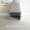 U Shape Gray PVC Plastic Profile Products Extrusion