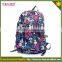 vivisecret Color printed Flower pattern design Backpack Bookbag School bagpack