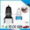 Metallic Effect Elecgant 3 Plugs Mobile Battery Car Charger