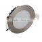 Australian standard 13w 3000k brushed chrom dimmable icf led downlight