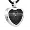 SRP8091 Fashion Jewelry Cat Heart Cremation Ash Urn Stainless Steel Pet Memorial Pendant