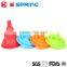 New Mini Gel Foldable Collapsible Style Silicone Funnel