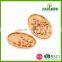 Eco-friendly oval shape bamboo candy tray bamboo nut tray
