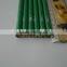 promotional 14.5cm round wooden color pencil with logo printing
