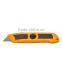 Zinc-Aluminium Alloy Rubber Utility Knife,Paper Cutting Knife