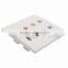 3 X HDMI 3 X RCA AV RJ45 F head TV wall plate Support Customization