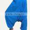 VTG HIPPIE BOHO oriental harem cotton gypsy yoga belly dance art fisherman Tribal Alladin Trousers pants SOLID color pom pom