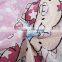Pretty Pig Printed 100% Knitted Cotton Kids Summer Quilt Pink