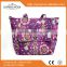 IR053 2015 Hot Sale high quality fancy floral beach tote bag quilted tote handbag