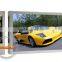 Hot metal case 12.1inch shelf advertising machine support video playback motion sensor and auto copy for advertising