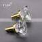 2 1/6 inch bling interior door set octagon shape door hardware glass knobs