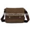 Latest Canvas 16OZ Top Quality of Vintage Messenger Bag With Unisex Shoulder Messenger Bag Leather Canvas Bag Manufacturer