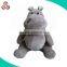 kids lifelike stuffed cute soft plush purple hippo