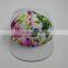 High Quality Flower Printed Sun Protection Snapback Hats Custom