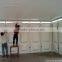 Pagoda tent with solid wall for event, warehouse