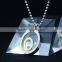 stainless steel oval pendants with glass best selling