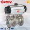 Pneumatic ball valve flange 2'' valve