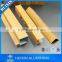 powder coated Wood color libya aluminum kitchen cabinet profile extrusion