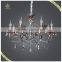 2016 New Arrival Chrome Plated Crystal Pendant Light With 8 Lights, Indoor Light