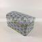 2017 wholesale new design Christmas printing rectangle tin gift box can 2pc set
