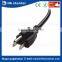 high quality 6ft USA standard AC black heavy duty computer power cable computer monitor power cord(NEMA 5-15P Plug to IEC C13)