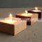 wooden candle holder