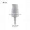 White plastic 24/410 fragrance essence lotion pump,personal cream pump for bottle,cosmetic skin cream pump