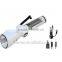 7 LED super bright mobile charger solar torch lamp
