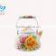 3L Good Quality Enamel Tea Kettle With Ceramic Handle Beautiful Decal