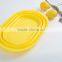 Silicone square shaped collapsible wash basin,storage bowl