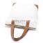 Latest model plain canvas handbag shopping bag