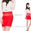 New Slim skirt Women's Sexy A-Line 10 Color Seamless clothes mini skirt stretchy High Waist Free Size Wholesale