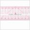 China high quality transplant 1.2mm thickness sandwich line 5*50cm plastic quilting ruler for tailor design#8007