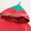 Wholesale cute girls watermelon pattern hooded sweater