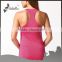 cotton spandex womens workout tank top , fitting gym tank tops&singlets ,racer back fitness tank top