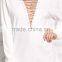 MGOO New Arrival Customized Spring Terry Sweater Tops Plain White Boyfriend Oversized Loose 100 Cotton Brushed Long Sleeves