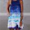 MGOO New Fashion OEM Women Tie Dye Casual Daily Wear Dress Summer Beach Party Clothing Z743