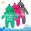 Baby clothes 1 set custom design china manufacturers organic infant hooded high quality soft plain baby romper