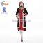 Zakiyyah 33134 Best -selling Wholesale Moroccan Round Collar Dresses Front Open Abaya With Geometry Printed Kaftan Abaya Dubai
