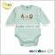 Children custom printing one piece jumpsuit checked bodysuit kids romper